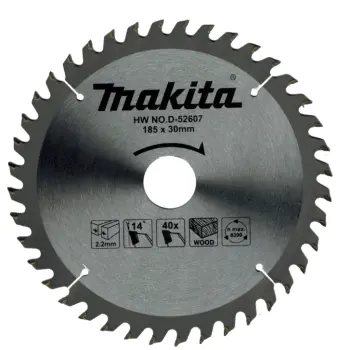Makita D-52607  Tarcza tnąca  do drewna  185x 30mm