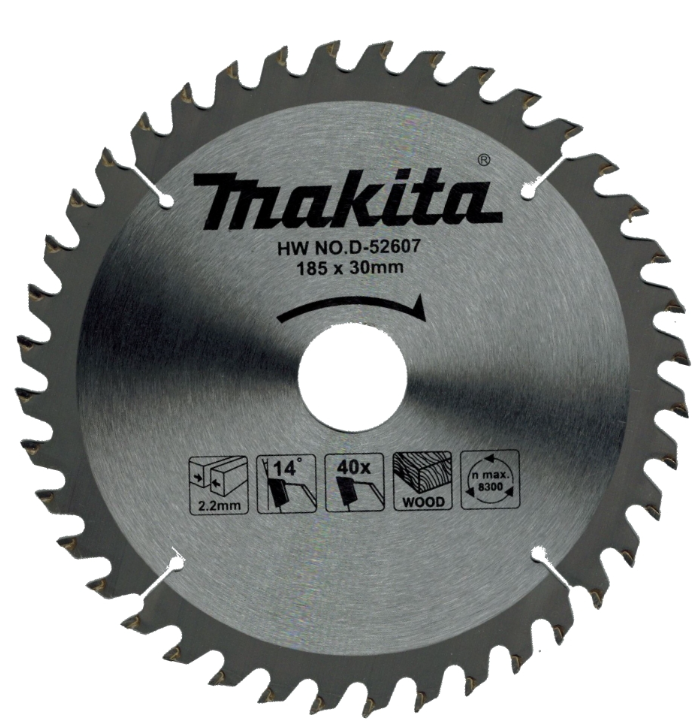 Makita D-52607  Tarcza tnąca  do drewna  185x 30mm