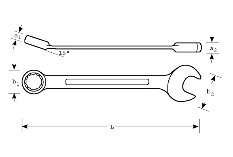 Makita E-11617 Klucz płasko - oczkowy 13 mm