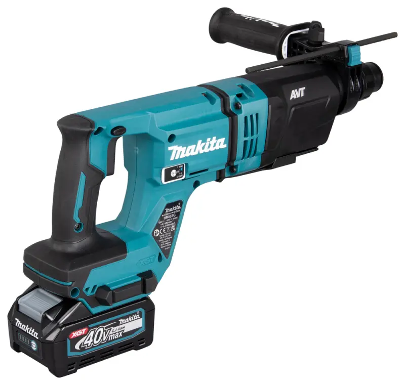Makita  HR007GM201  Akum. młotowiertarka z podkuwaniem XGT