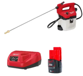 Milwaukee M12 BHCS3L-201 Opryskiwacz do chemii 3,7L 2x2,0Ah + C12 C