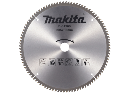 Makita  D-81963    Tarcza tnąca 305 x 30 mm  100 Z