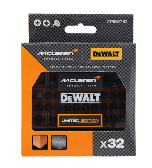 Dewalt x McLaren  DT70900T Zestaw końcówek wkrętarskich