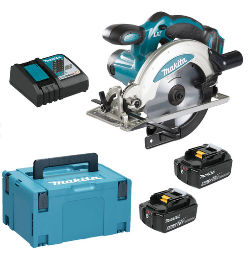 Makita  DSS610RTJ  Akum. ręczna pilarka tarczowa LXT