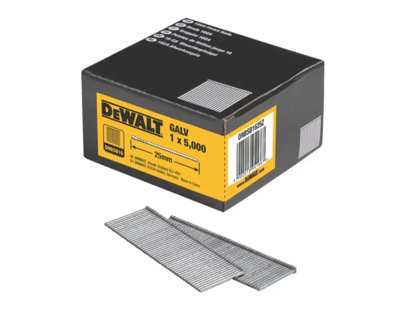 Dewalt   DNBSB1625Z  GWOŹDZIE 16GA  x 25MM GALV 5000 szt