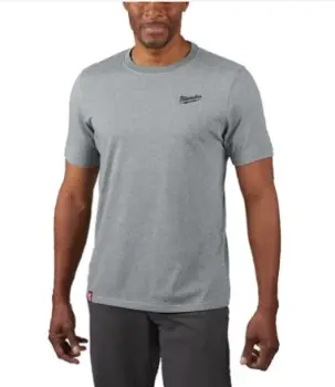 Milwaukee HT SS GR  T-shirt z krótkim rękawem  S  szara 4932492968