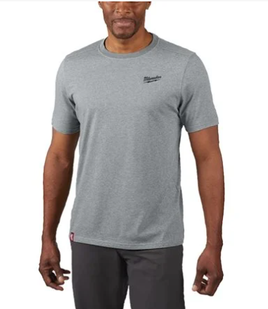 Milwaukee HT SS GR  T-shirt z krótkim rękawem  S  szara 4932492968