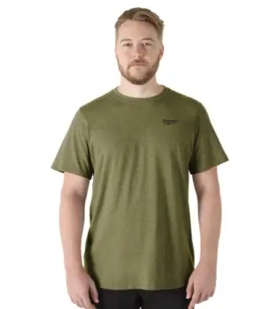 Milwaukee HT SS GN T-shirt z krótkim rękawem  S zielona 4932492978