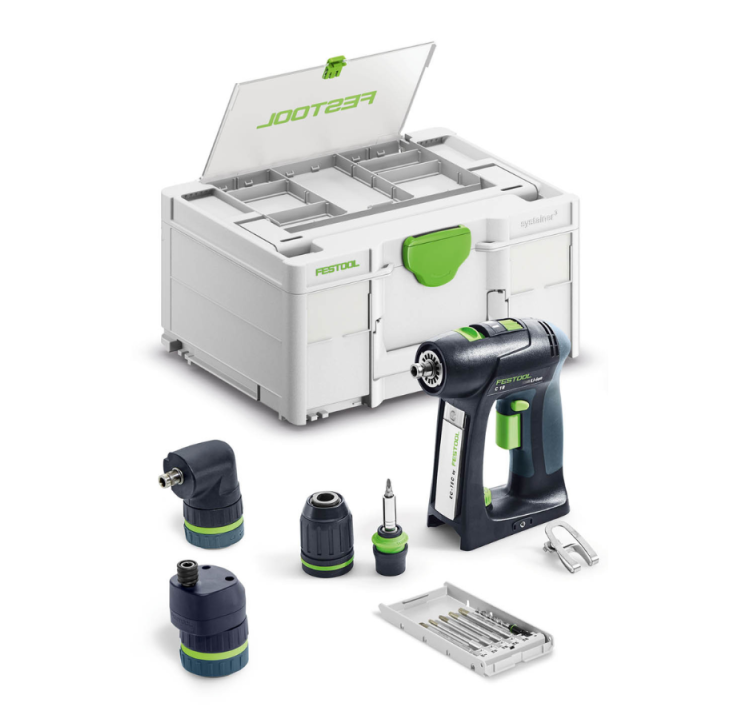 Festool Akumulatorowa wiertarko-wkrętarka C 18 Basic-Set 578831