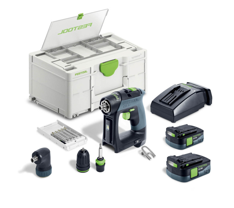 Festool   Festool Akumulatorowa wiertarko-wkrętarka CXS 12 2,5-Set 576865