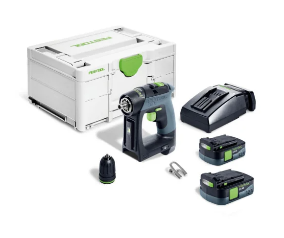 Festool  akumulatorowa wiertarko-wkrętarka CXS 12 2,5-Plus 576864