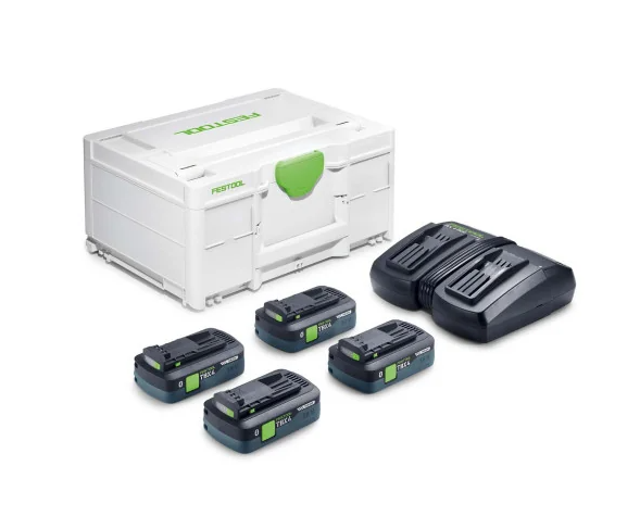 Festool  Zestaw  zasilający YS 18V 4xTBX4/TCL6DUO 578823