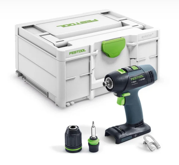 Festool  Akumulatorowa wiertarko-wkrętarka T 18+3-Basic  576448