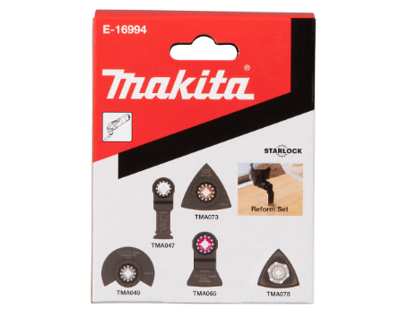 Makita  E-16994  Zestaw ostrzy multitool STARLOCK do renowacji 5szt