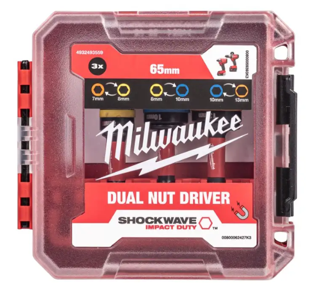 Milwaukee   Zestaw podwójnych nasadek HEX 7-13mm  4932493559