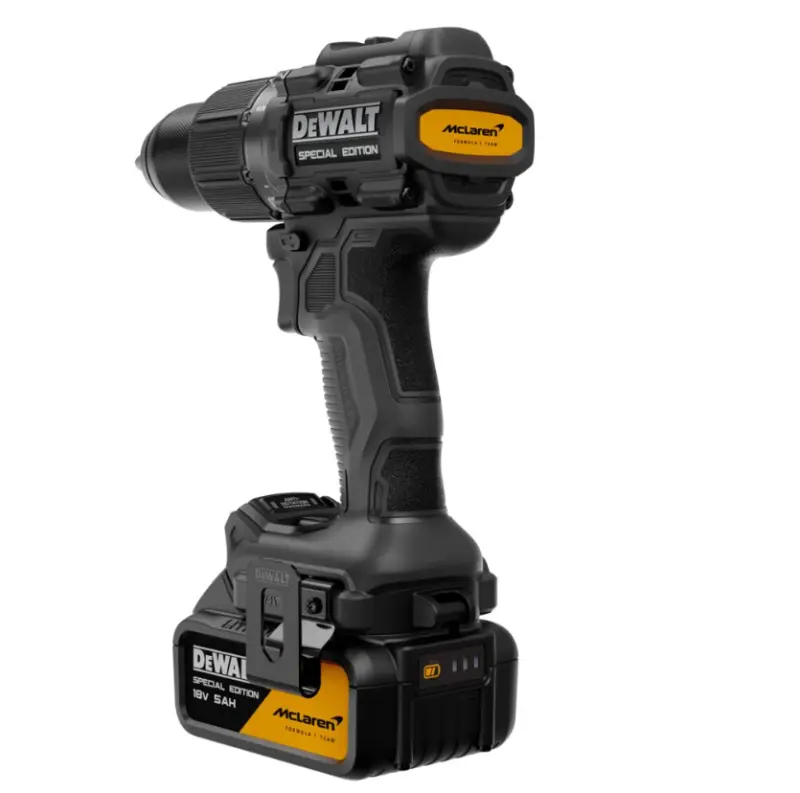 Dewalt x McLaren  DCD86MP1T Akumulatorowa wiertarko-wkrętarka z udarem 1 x 5Ah 18 V