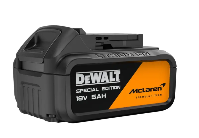Dewalt x McLaren  DCD86MP1T Akumulatorowa wiertarko-wkrętarka z udarem 1 x 5Ah 18 V