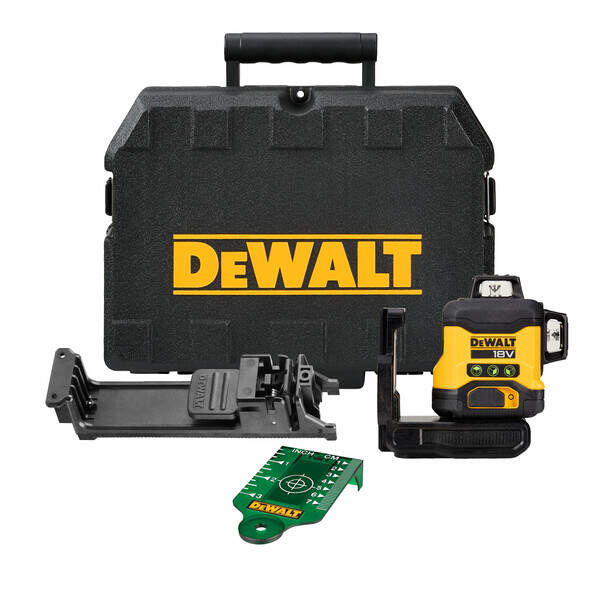 Dewalt  DCLE34031N   Laser 3-wiązkowy 360°  Zielony 18V XR Body