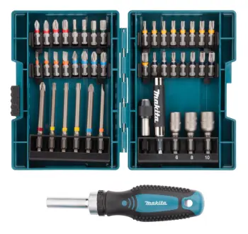 Makita E-25096Zestaw końcówek wkrętakowych z grzechotką