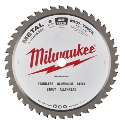 Milwaukee  CSB P M 203x5/8x1.8x42T Tarcza tnąca do metalu