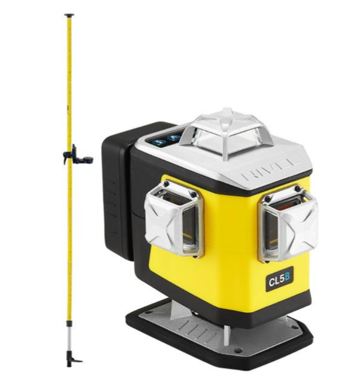 Nivel System Laser krzyżowy CL5B + tyczka rozporowa  LP-36