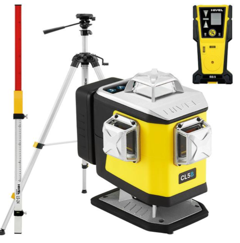 Nivel System Laser krzyżowy CL5B + statyw + czujnik CLS-5 + łata