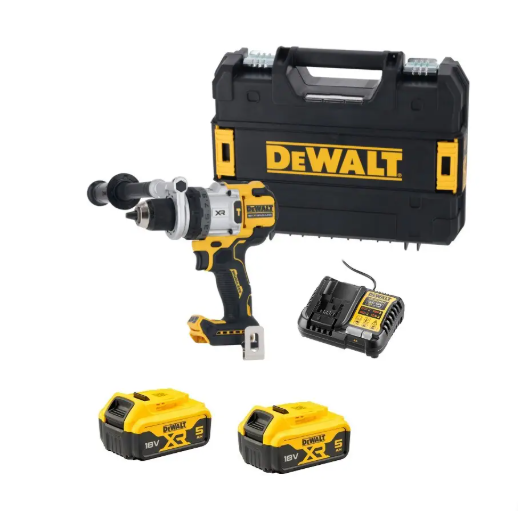Dewalt  DCD1007P2T  Wiertarko-wkrętarka udarowa  2 x 5Ah
