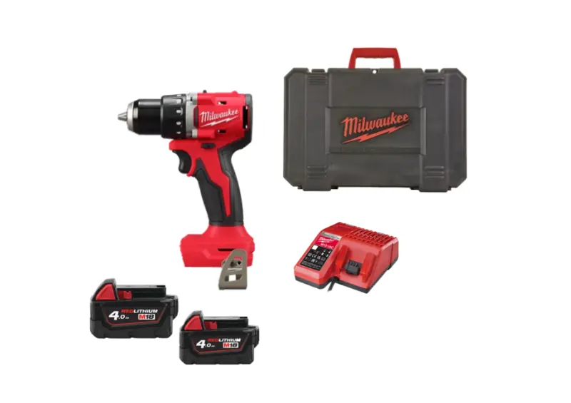 Milwaukee  M18 BLDDRC-402C Wiertarko-wkrętarka  M18 2x 4 Ah