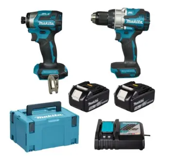 Makita DLX2527TJ  ZESTAW COMBO 18V LI-ION (DDF489+DTD173)
