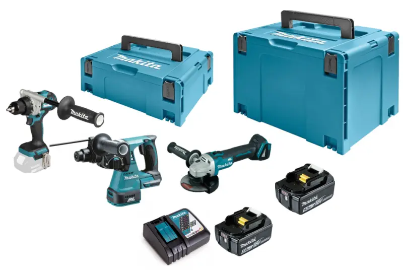 Makita  DLX3223TJ Zestaw Combo (DDF492+DHR242+DGA506)