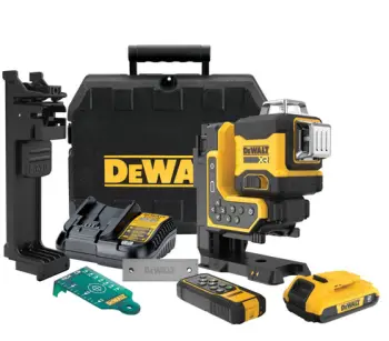 Dewalt  DCLE34035D1  Laser krzyżowy 18V XR 3x 360°   1x 2Ah