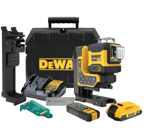 Dewalt  DCLE34035D1  Laser krzyżowy 18V XR 3x 360°   1x 2Ah