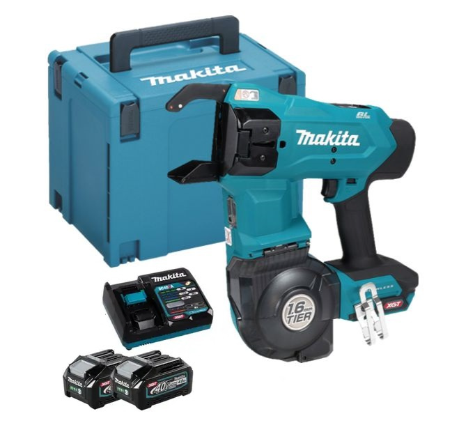 Makita   TR001GD203  Wiązarka do zbrojeń XGT  40V  2x 2.5Ah