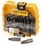 Dewalt Zestaw bitów PZ2 POZIDRIV 25szt. DT71521-QZ