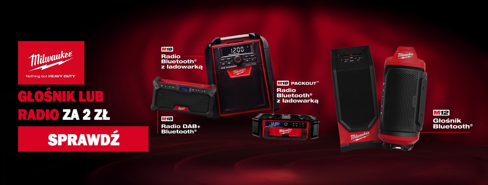 Milwaukee MOCNE BRZMIENIE
